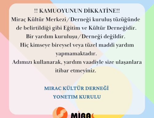 Kamuoyunun Dikkatine!