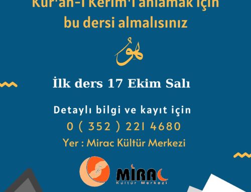 Hanımlara Yönelik Arapça Dersleri Başlıyor!