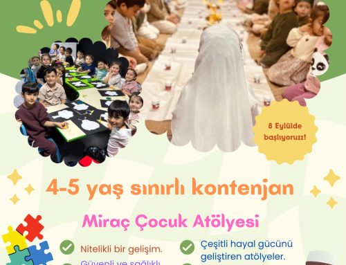 Mirac Çocuk Atölyesi 8 Eylül’de Başlıyor!